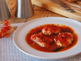 Πεσκανδριτσα σε σαλτσα ντοματασ // coda di rospo in umido