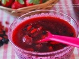 Μαρμελαδα φραουλα με γκοτζι μπερισ, μυρτιλα και ροζ πιπερι  ♦♦  confettura di fragole con bacche goji, mirtili e pepe rosa