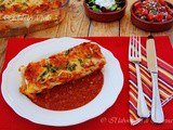 Εντισλαδασ με κοτοπουλο και τυρια, στον φουρνο // enchiladas di pollo al forno