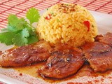 Μπριζολακια χοιρινα γλασσαρισμενα με jack daniel's glaze  **  scaloppine di maiale al jack daniel's glaze