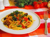 ΣΠΑΓΚΕΤΙ ΑΛΑ ΠΟΥΤΑΝΈΣΚΑ για τους quanti modi di fare e rifare // spaghetti alla puttanesca per i quanti modi di fare e rifare