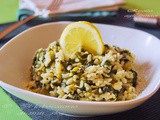 Ριζοτο με σπανακι ♦♦ risotto agli spinaci