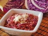 Ριζοτο με μωβ λαχανο  ♦♦  risotto al cavolo viola