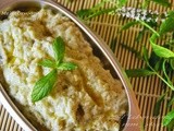 Μελιτζανοσαλατα με γιαουρτι και δυοσμο  ♦♦  salsa alle melanzane e yogurt greco