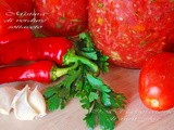 Πικαντικη σαλτσα ντοματασ τουρσι  ♦♦  sottaceto di salsa di pomodori piccante