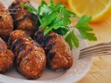 Πικαντικα σκορδατα σουτζουκακια (sucuk köfte)  ♦♦  polpette di carne tritta al modo di salciccia