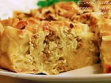 Κιμαδοπιτα με λαχανο  ♦♦  torta di carne tritta e cavolo in pasta fillo