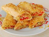 Πιπεροπιτα  *****  torta di peperoni in pasta filo