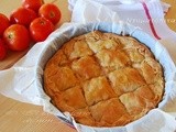 Torta di pomodori in pasta fillo