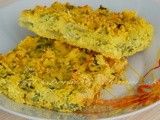  γυμνη  πιτα με κολοκυθακια  *****  torta di zucchine alla polenta