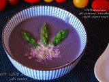 Βελουτε με μωβ πατατεσ και σπαραγγια ♦♦ veluttata di patate vitellote agli asparagi