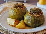 Στρογγυλα κολοκυθακια γεμιστα, στον φουρνο  ♦♦  zucchine tonde farcite