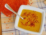 Σουπα βελουτε με κοκκινεσ φακεσ ♦♦ zuppa di lenticchie rosse
