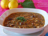  μαγειριτσα  με συκωτακια κοτοπουλου ♦♦ zuppa di rigaglie di pollo con funghi