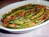 Asparagi con prosciutto gratinati al forno