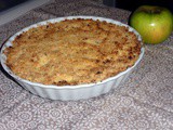 Crumble di mele senza burro agli amaretti