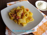 Calamarata con zucca mantovana e speck