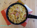 Carbonara con porcini secchi