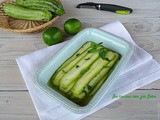 Carpaccio di zucchine al lime e menta