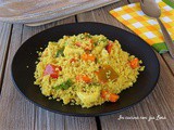 Cous cous integrale con pollo e verdure