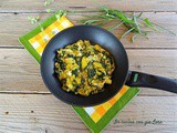 Frittata morbida con strigoli e salsiccia