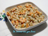 Insalata di fagioli cannellini e mazzancolle