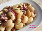 Insalata di fagioli di spagna o corona