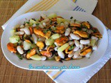 Insalata di patate cozze e fagioli