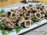 Insalata di totani e olive taggiasche