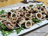 Insalata di totani e olive taggiasche