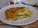 Lasagne con ragù bianco e funghi