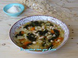 Minestra con cavolo nero fagioli e maltagliati