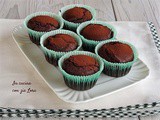 Muffin al cioccolato con ricotta e marmellata