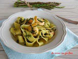 Pasta con asparagi e gamberi