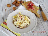 Pasta con ricotta speck e noci