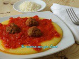 Polenta classica con polpette