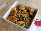 Pollo in padella con porcini secchi
