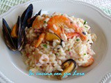 Risotto di mare bianco saporito