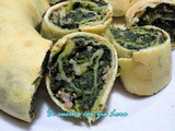 Rotolo con spinaci e salsiccia ricetta umbra