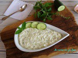 Salsa greca tzatziki con yogurt e cetriolo