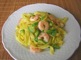 Tagliatelle zucchine e mazzancolle