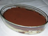 Tiramisù con pavesini al cioccolato