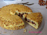 Torta ripiena di ricotta e gocce di cioccolato