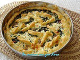 Torta salata con verdure saporita