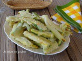 Zucchine fritte in tempura croccantissime