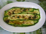 Zucchine grigliate un contorno facile e gustoso