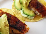 Blackened Fish Baja Tacos