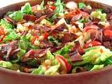 Chop Salad with Corn, Sugar Snap Peas, and Bacon
