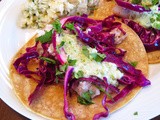 Fish Tacos with Tomatillo Sauce