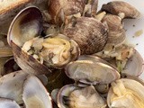 Garlicky Steamed Clams